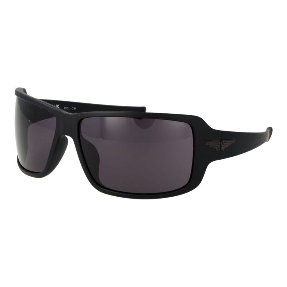 Police Black Plastic Men's Sunglasses